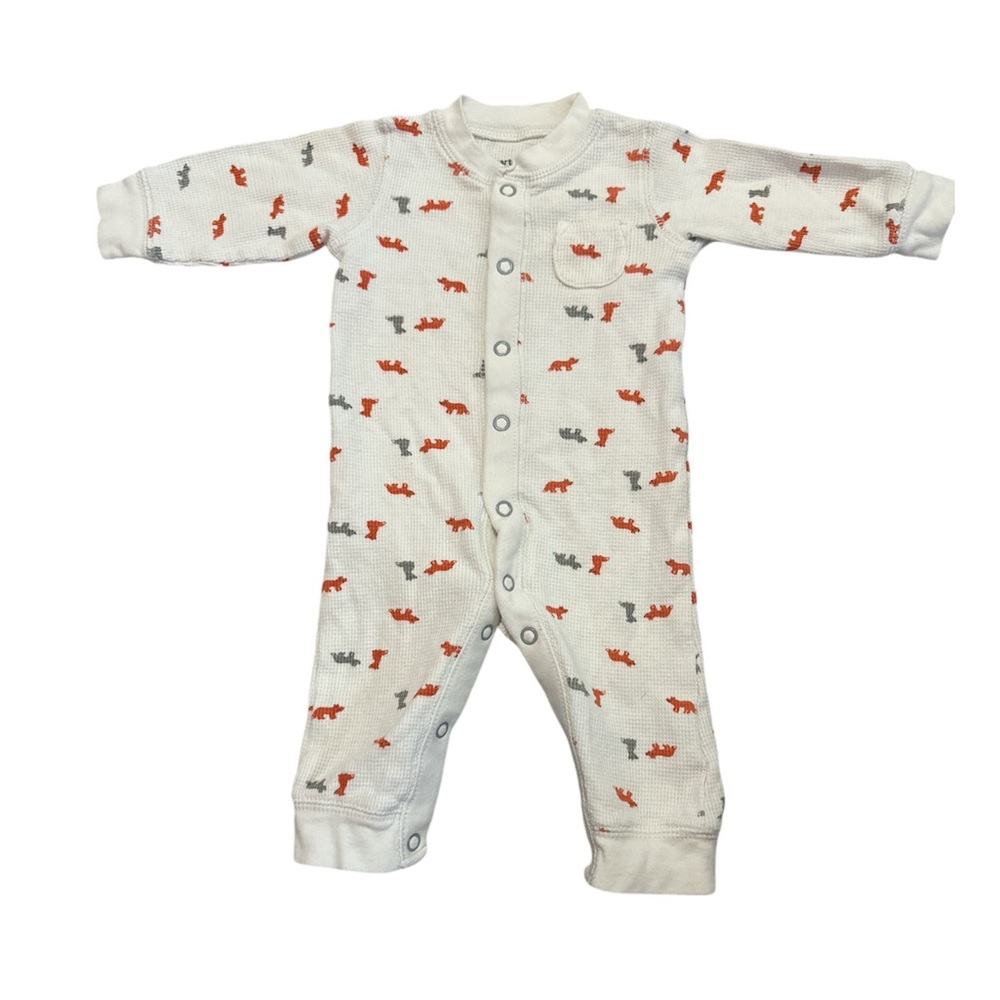 Carters 3 months white bodysuit with dog pattern